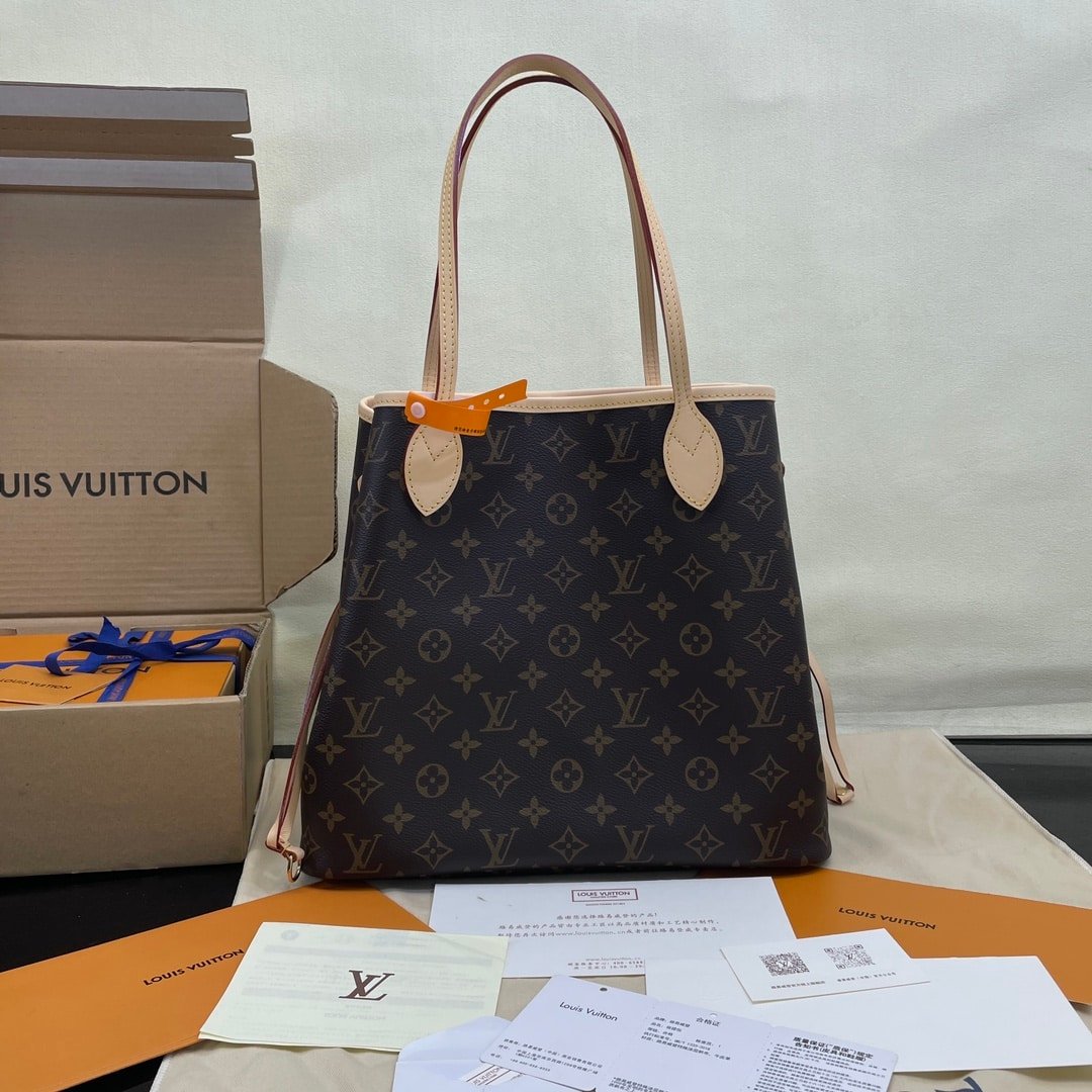 [S*per Vip 1:1] L0vis Vvtt0n Neverfull MM Monogram Canvas Cerise Red 31Cm M46987