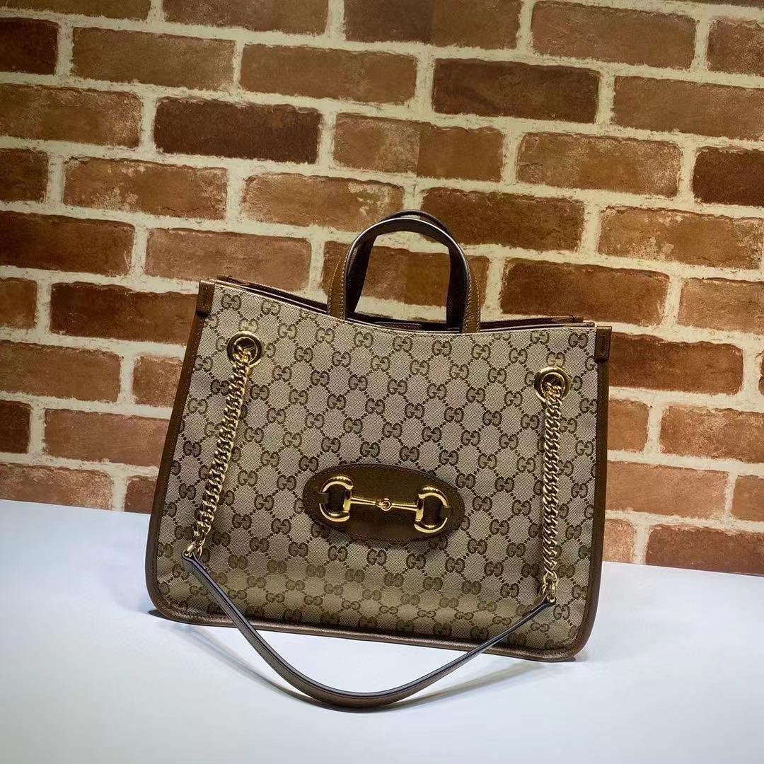 Gvc*1 Horsebit 1955 Shoulder Medium Tote Bag 623694
