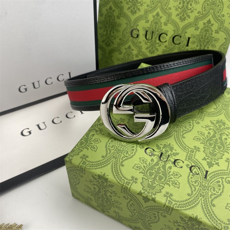 Gvc*1 Interlocking Men Belt Black 411924 H917N 1060