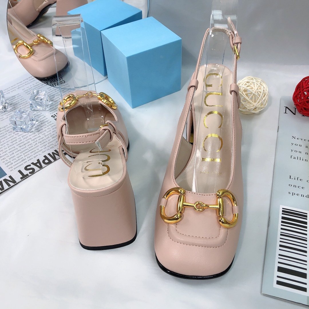 Gvc*1 Women’S Mid Heel Slingback With Horsebit Light Pink ‎643892 C9D00 6705