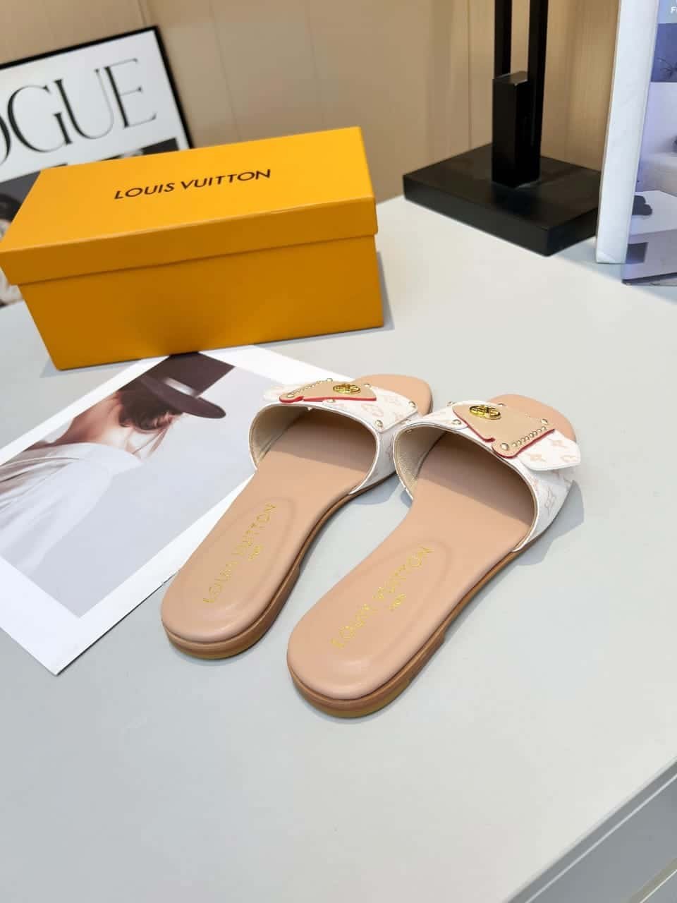 L0vis Vvtt0n Lv Frame Flat Mule 1Acxii