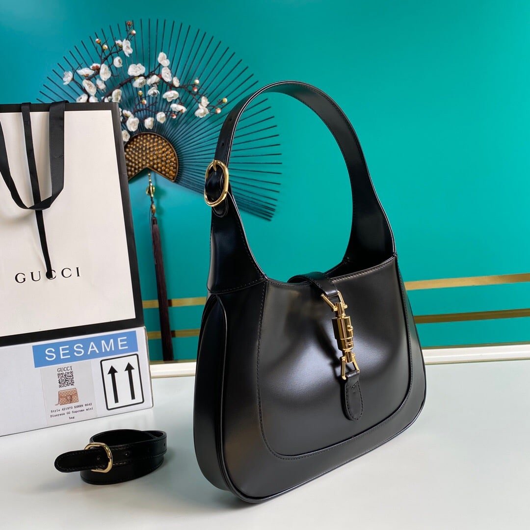 Gvc*1 Jackie 1961 Small Shoulder Bag Black 27Cm 636709 10O0G 1000