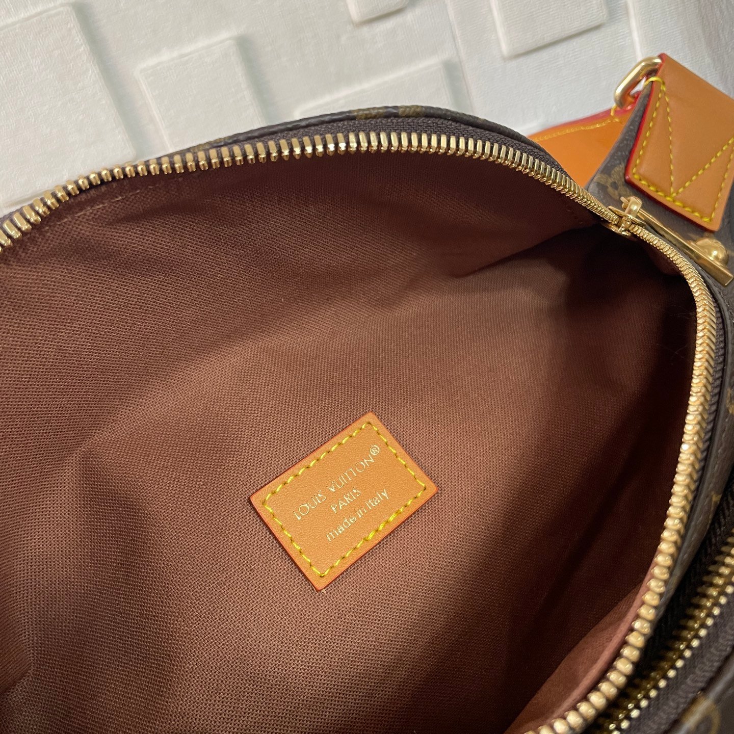 [S*per Vip 1:1] L0vis Vvtt0n Rush Fanny Pack Brown 30Cm M14019