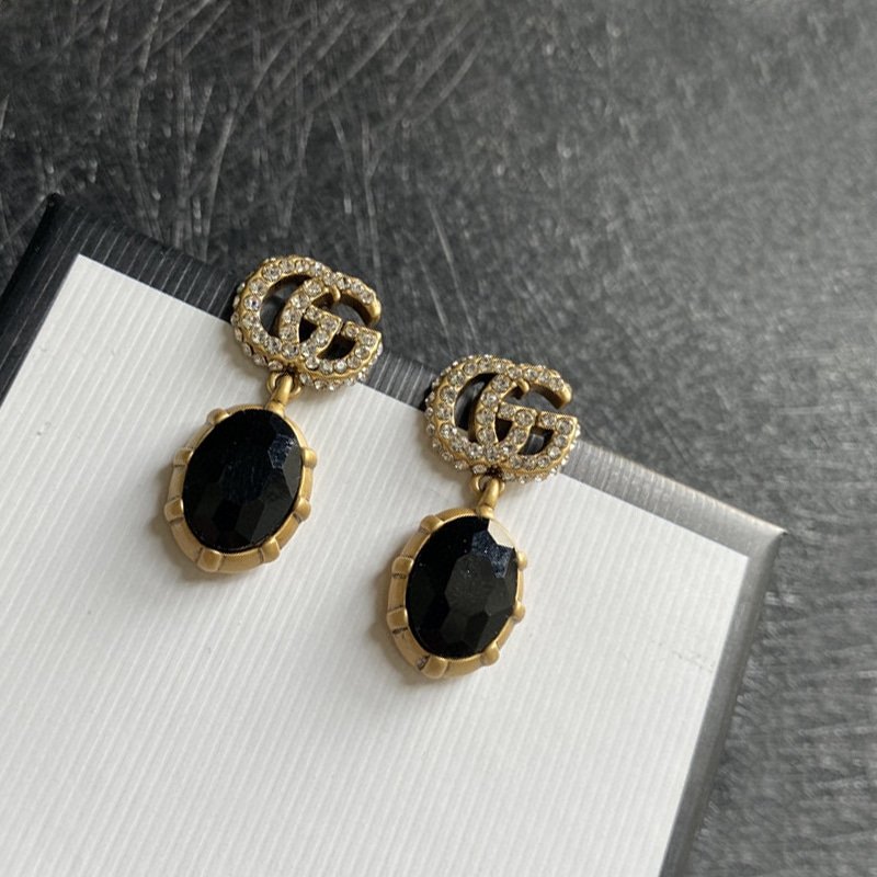 Gvc*1 Gg Black Earrings