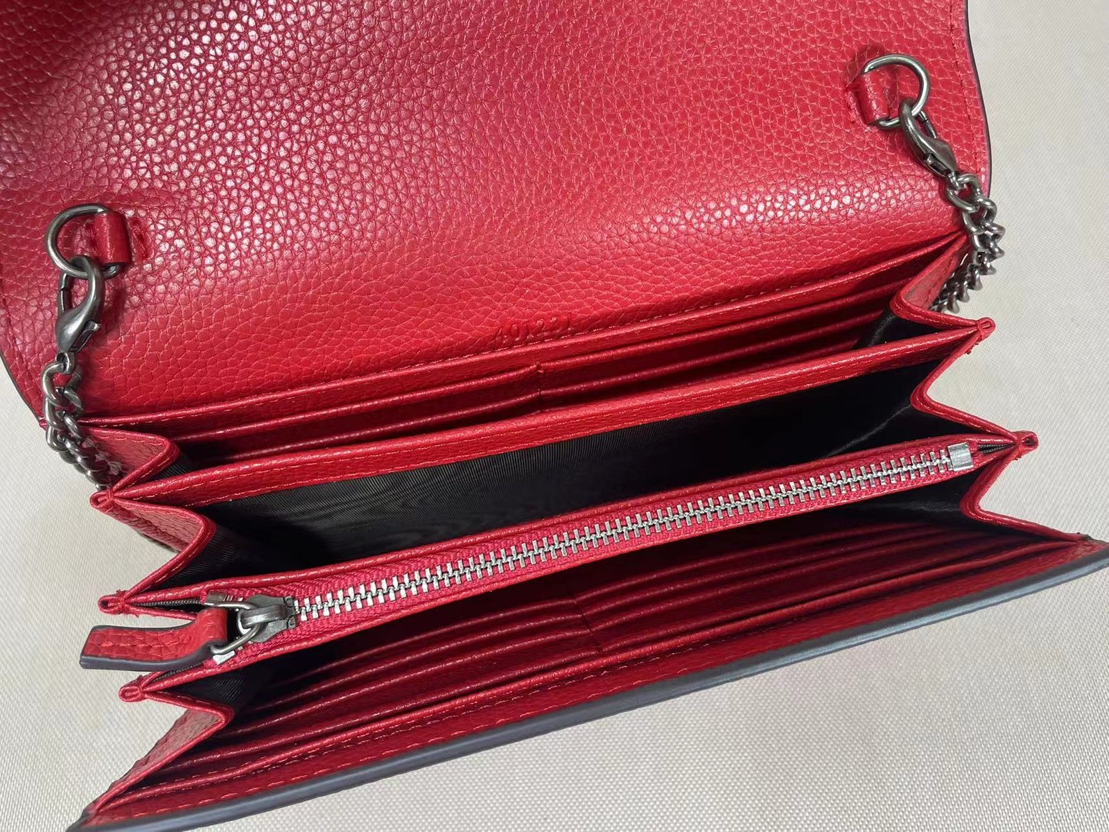 Gvc*1 Women’S Dionysus Gg Svp*me Chain Bag Red 401231 Caogx 8990