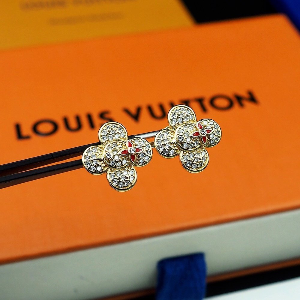L0vis Vvtt0n Vivienne Earrings In Gold