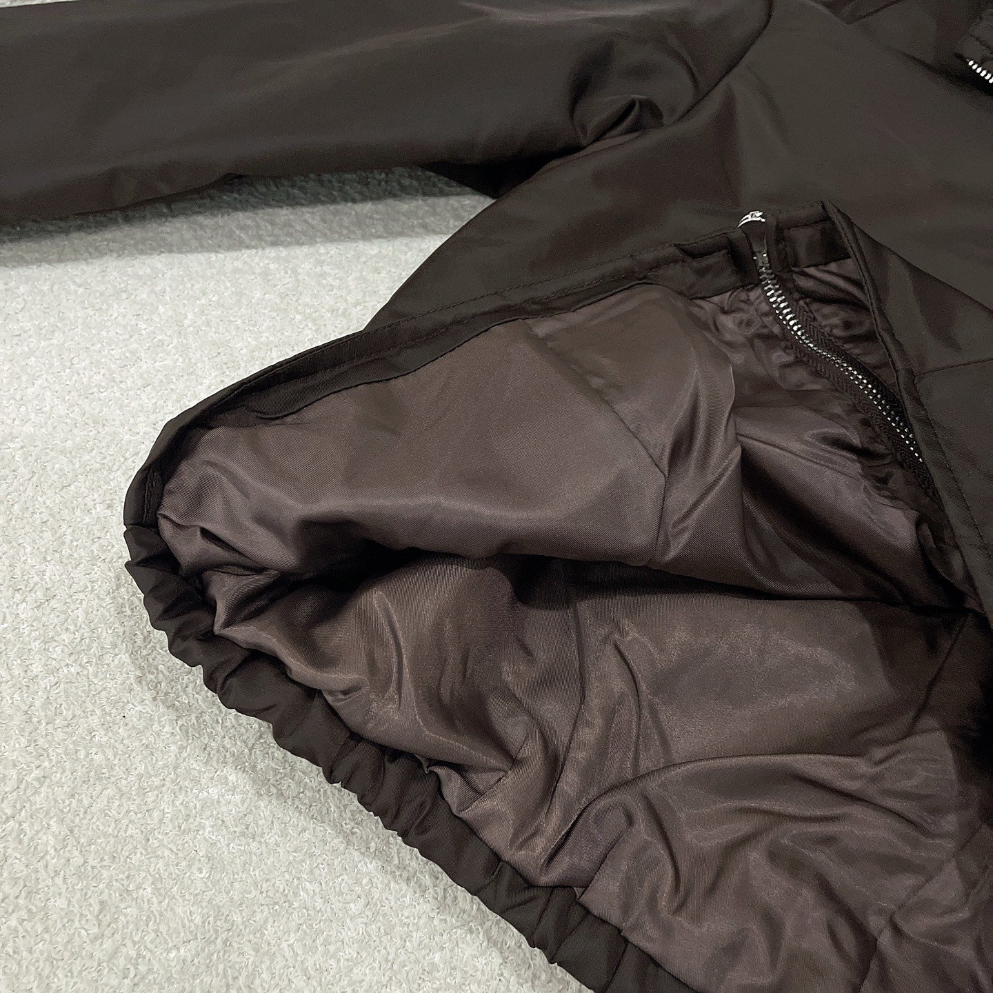 Pra*a Re Nylon Hooded Blouson Jacket Black Sgb685 1Wq8 F0002 S 211