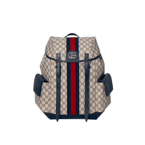 Gvc*1 Ophidia Gg Medium Backpack Blue 40Cm 598140 Huhan 4079