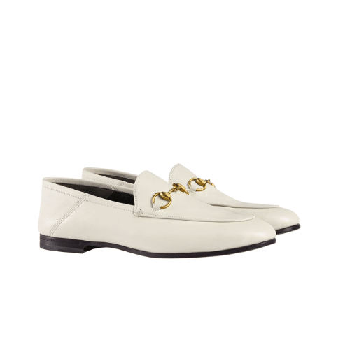 Gvc*1 Women’S Leather Horsebits Loafers White 414998 Dlc00 9022