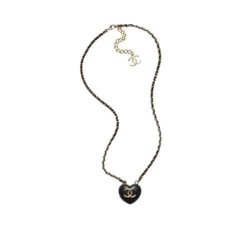 Ch**el And Gold Metal Necklace Ab9463 B09327 Nk812