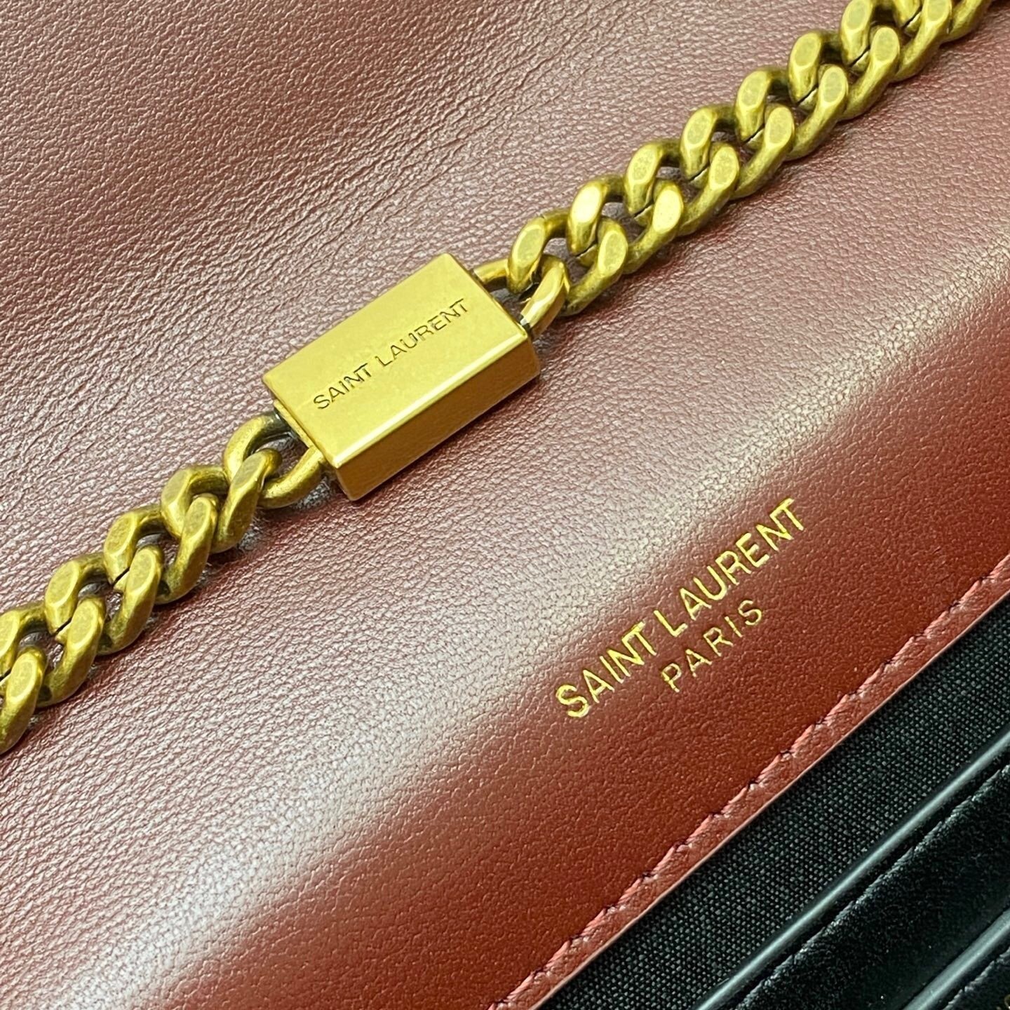 [S*per Vip 1:1] Sa1nt Lau*nt Kate Shoulder Bag Burgundy 20Cm 469390B870W6259
