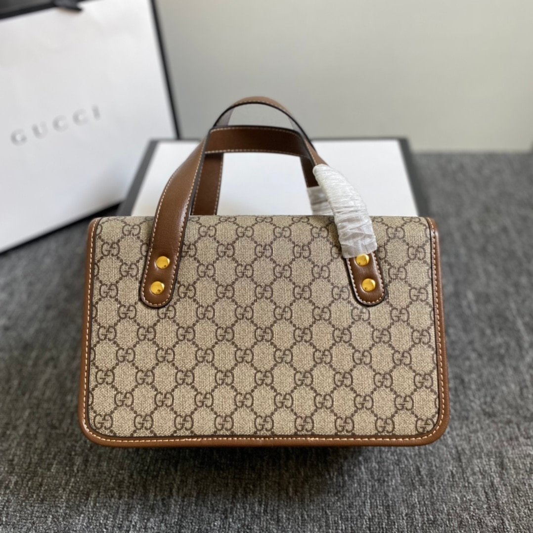 Gvc*1 Horsebit 1955 Mini Top Handle Bag 27.5Cm 645453 92Tcg 8563