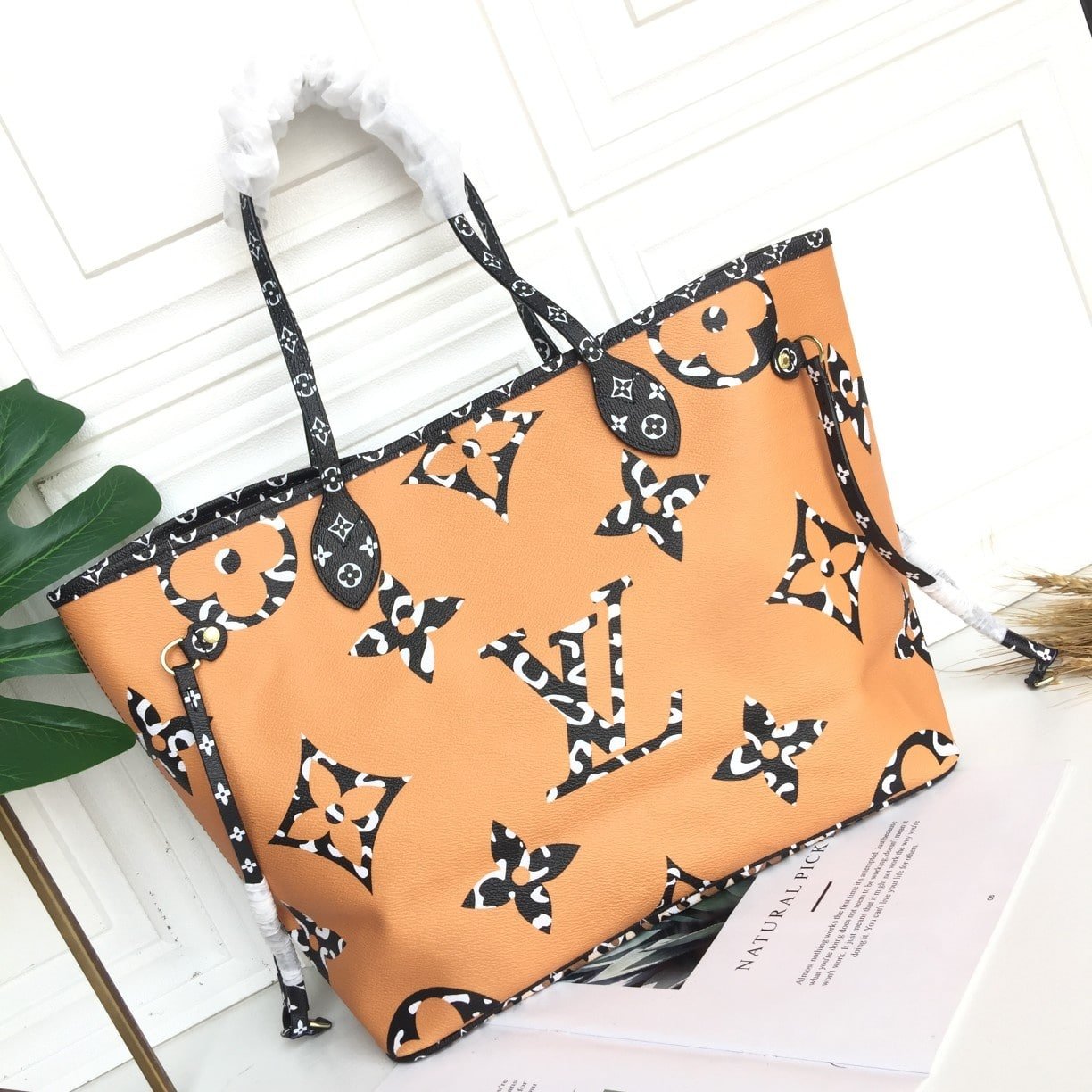 L0vis Vvtt0n Neverfull Mm Giant Jungle Ivory 31Cm M44716