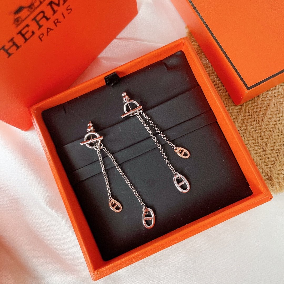 H**me5 New Farandole Earrings Silver H119540B 00