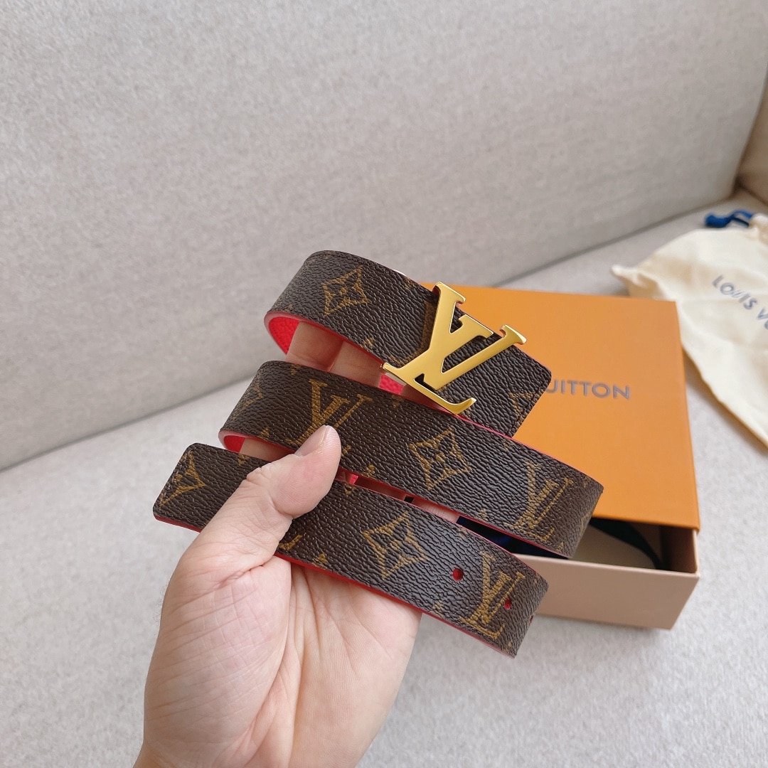 L0vis Vvtt0n Lv Initiales Reversible Belt 30Mm