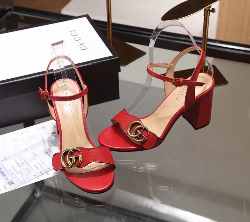 Gvc*1 G Mid Heel Sandal Red ‎453379 A3N00 6433