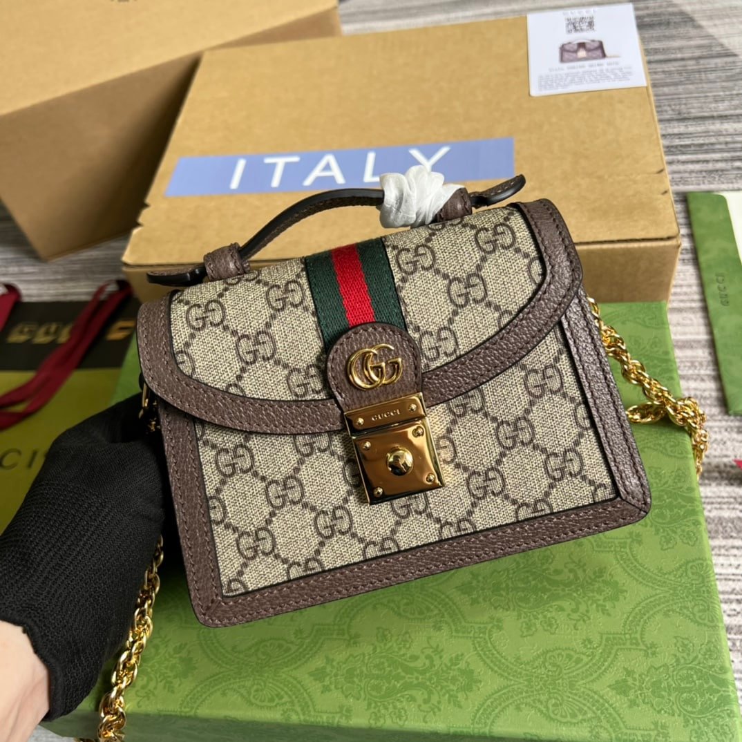 Gvc*1 Ophidia Gg Mini Shoulder Bag 17Cm 696180 96Iwg 8745