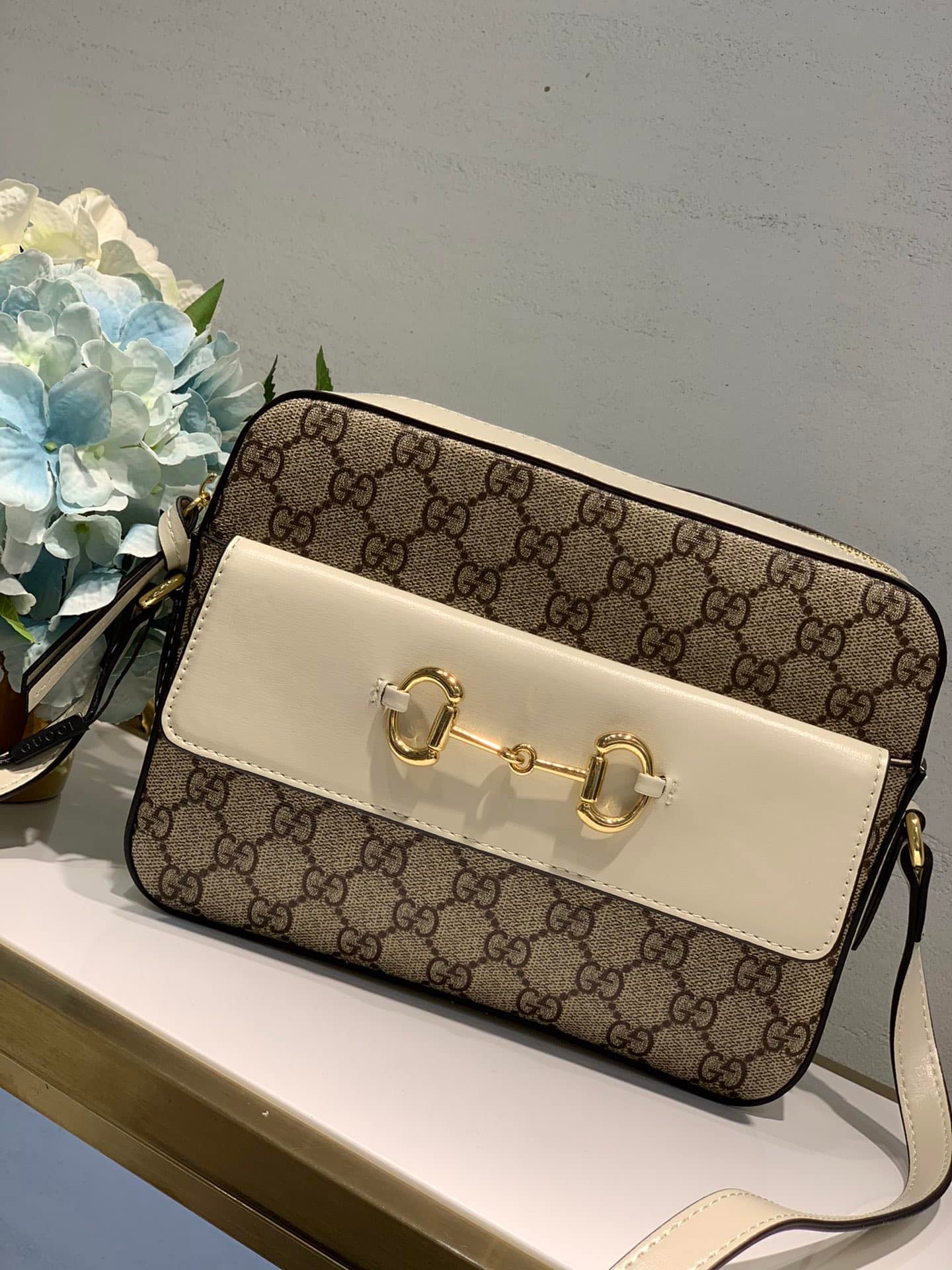 Gvc*1 Horsebit 1955 Small Shoulder Bag 23Cm 645454 92Tcg 9761
