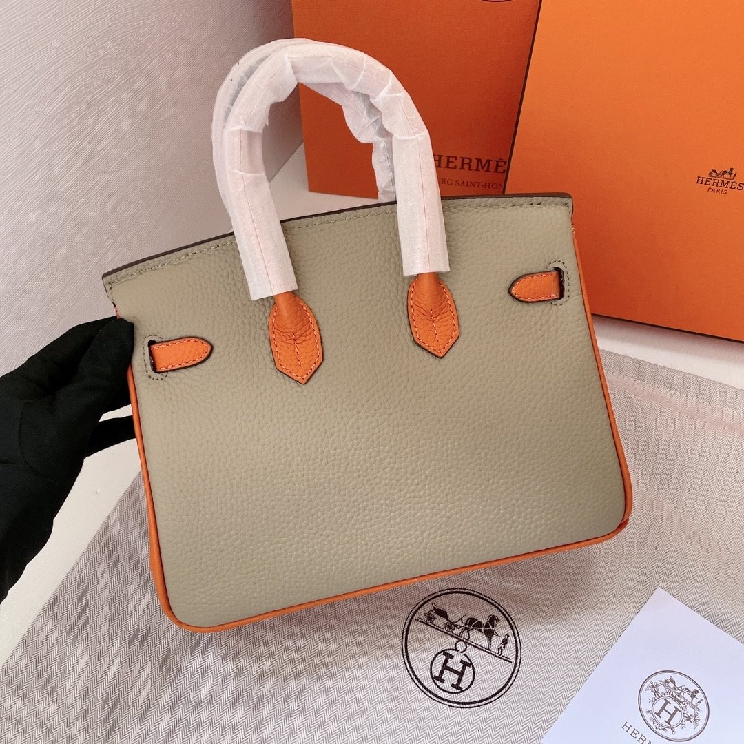 H**me5 Birkin Mini Gold Hardware Epsom Multicolor 20Cm