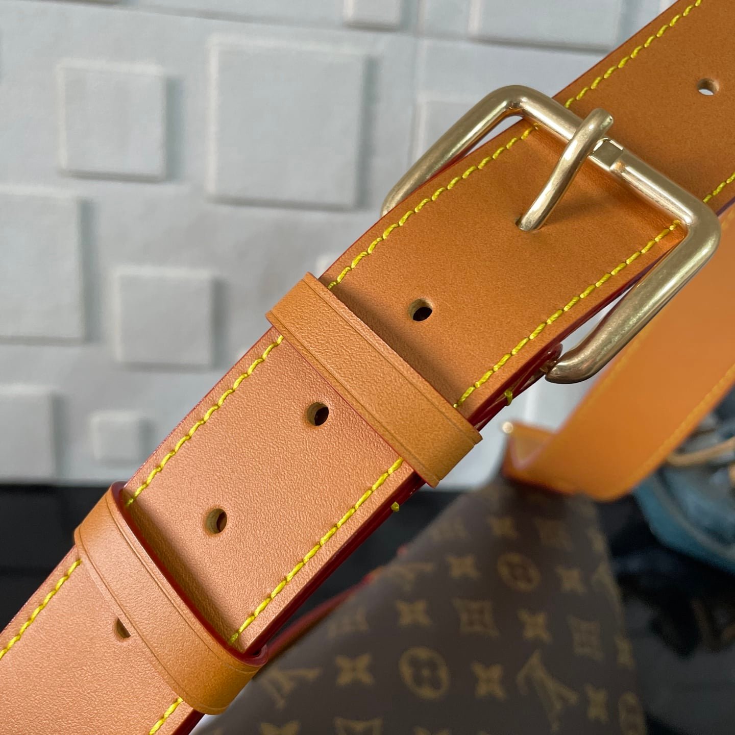 [S*per Vip 1:1] L0vis Vvtt0n Rush Fanny Pack Brown 30Cm M14019