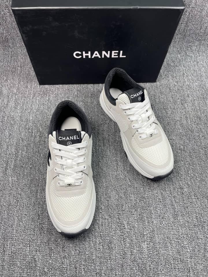 Ch**el Low Trainer Sneaker White
