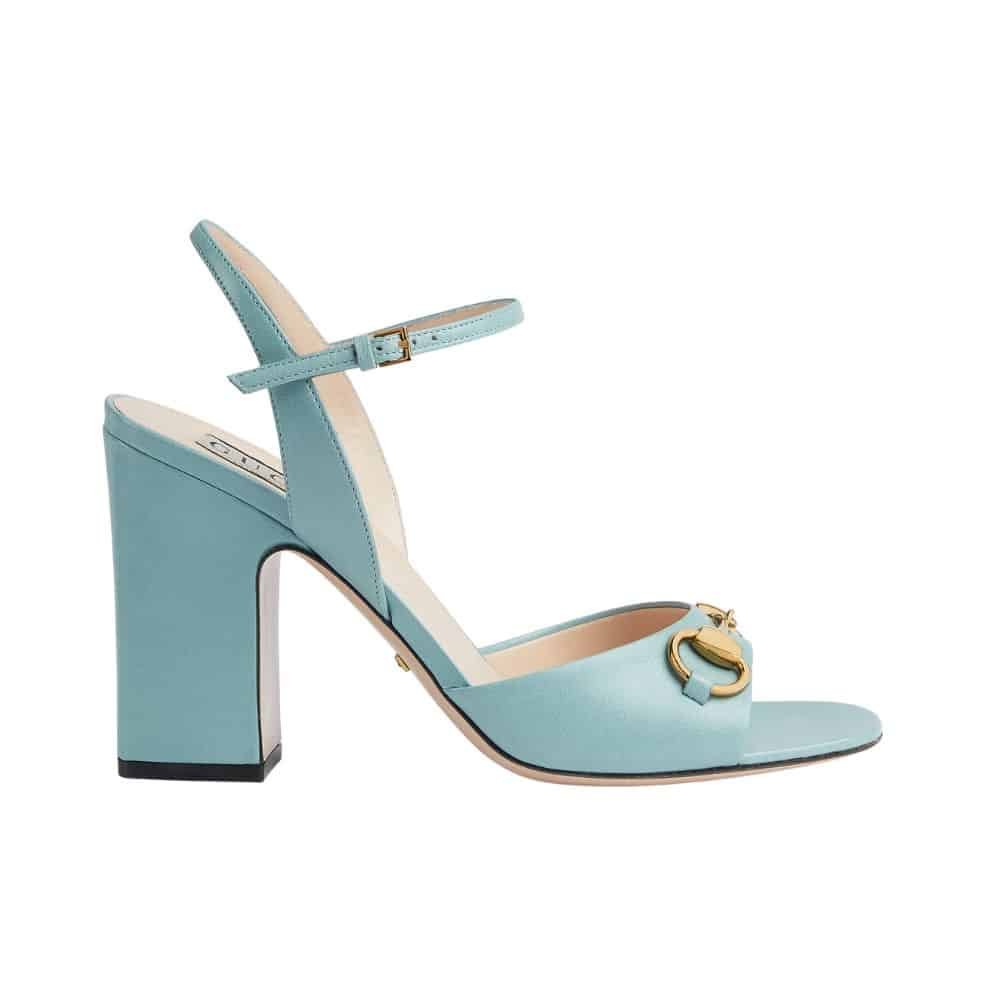 Gvc*1 Women’S Horsebit High Heel Sandal Blue ‎771600 C9D00 4728