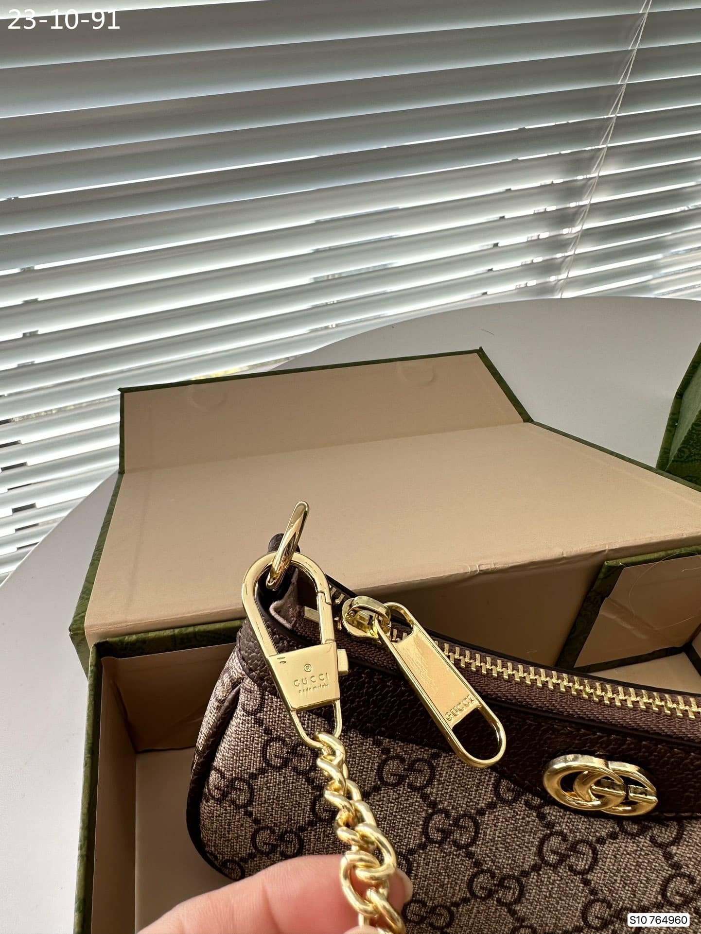 Gvc*1 Ophidia Mini Bag Gg Svp*me Beige And Ebony 20Cm 764960 K9Gsg 8367