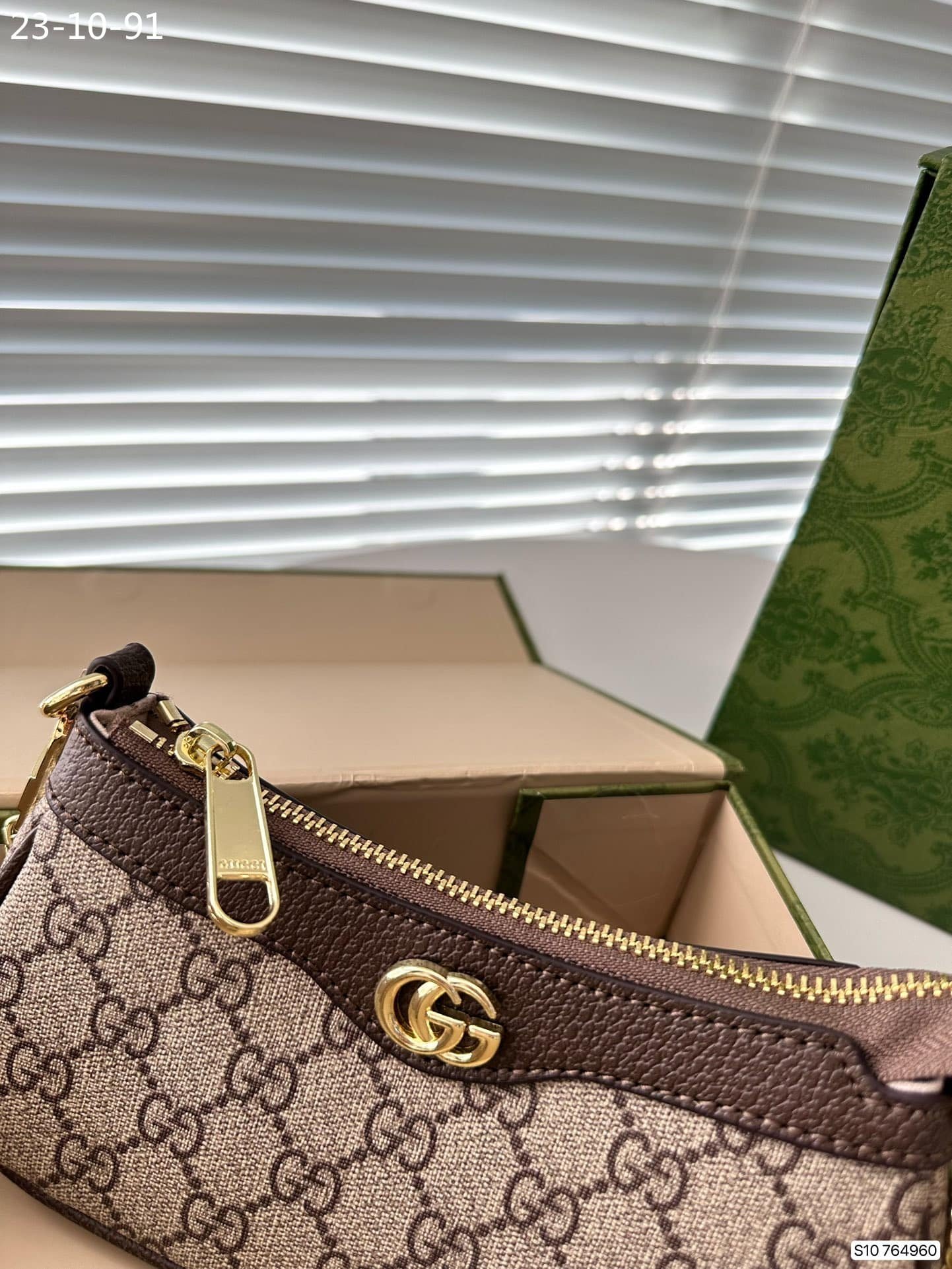 Gvc*1 Ophidia Mini Bag Gg Svp*me Beige And Ebony 20Cm 764960 K9Gsg 8367