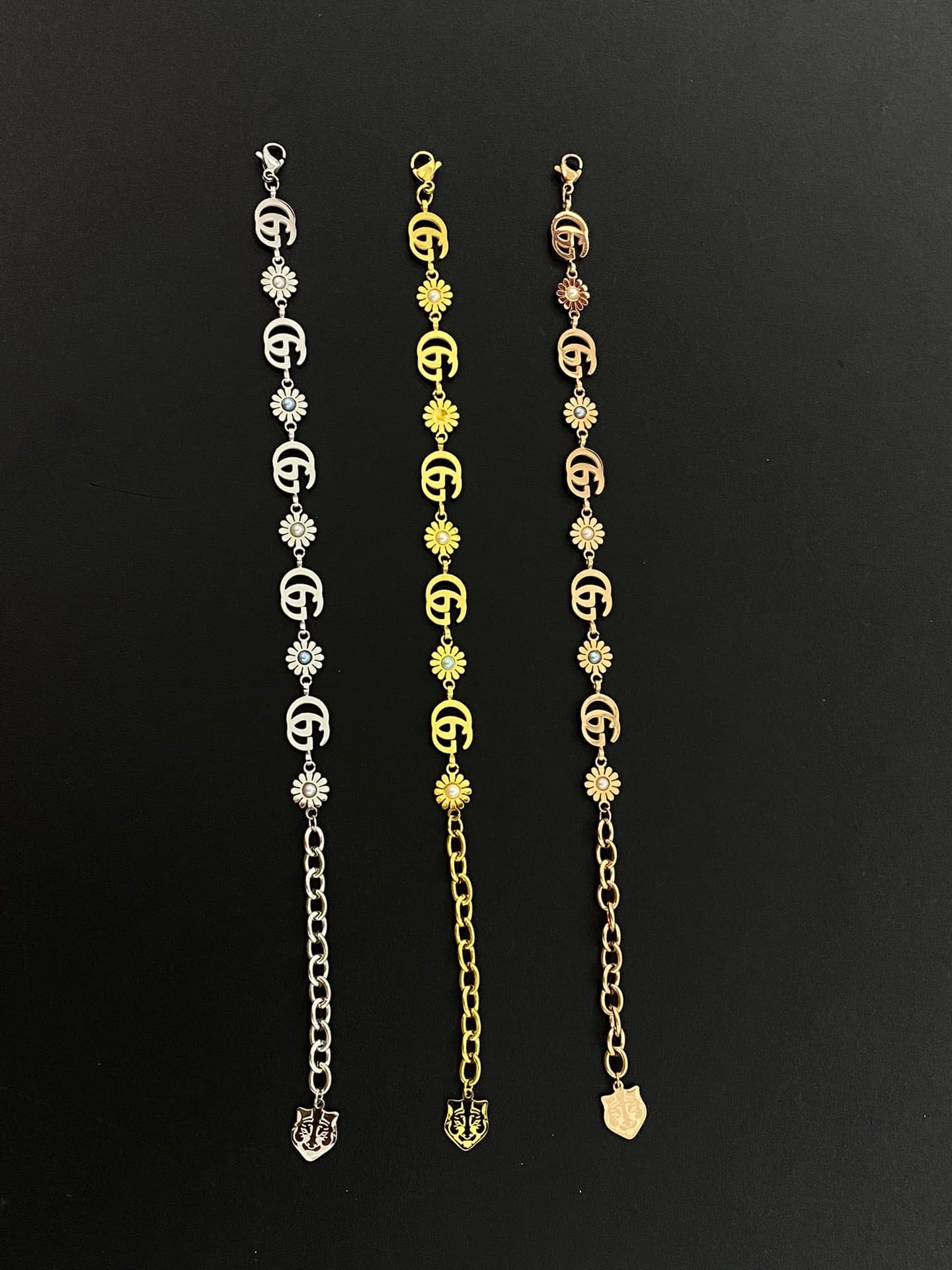 Gvc*1 Gg Bracelet Silver