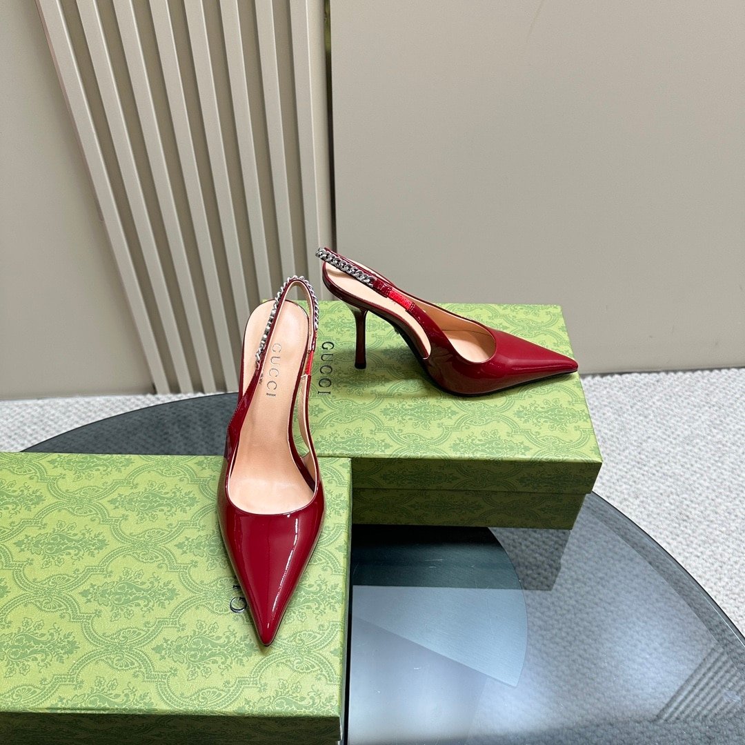 Gvc*1 Signoria Slingback Pump Red 783821 Bnc80 6207