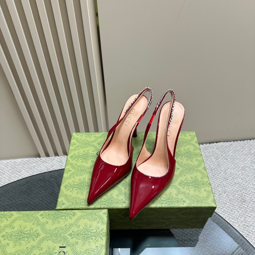 Gvc*1 Signoria Slingback Pump Red 783821 Bnc80 6207