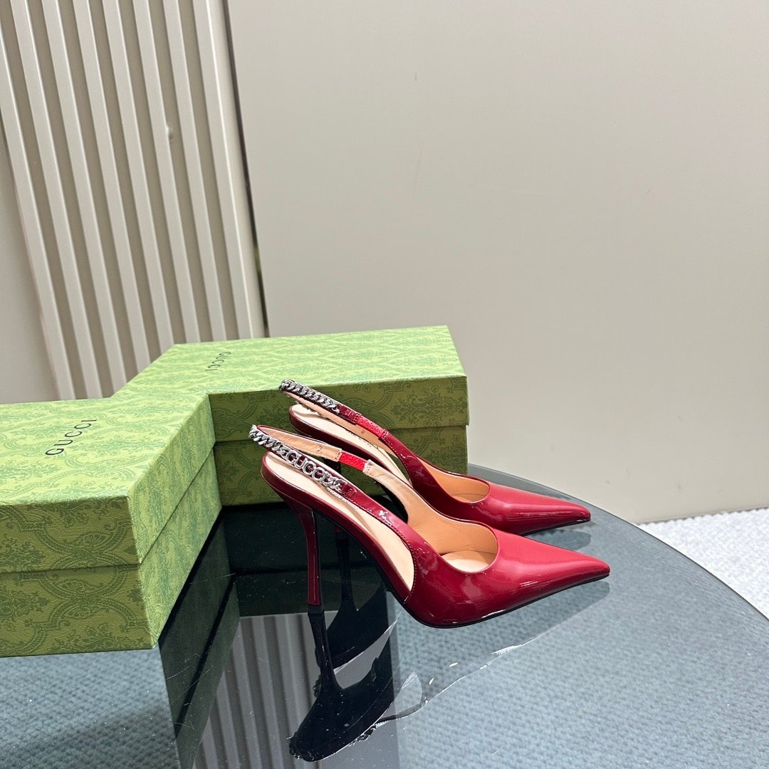 Gvc*1 Signoria Slingback Pump Red 783821 Bnc80 6207