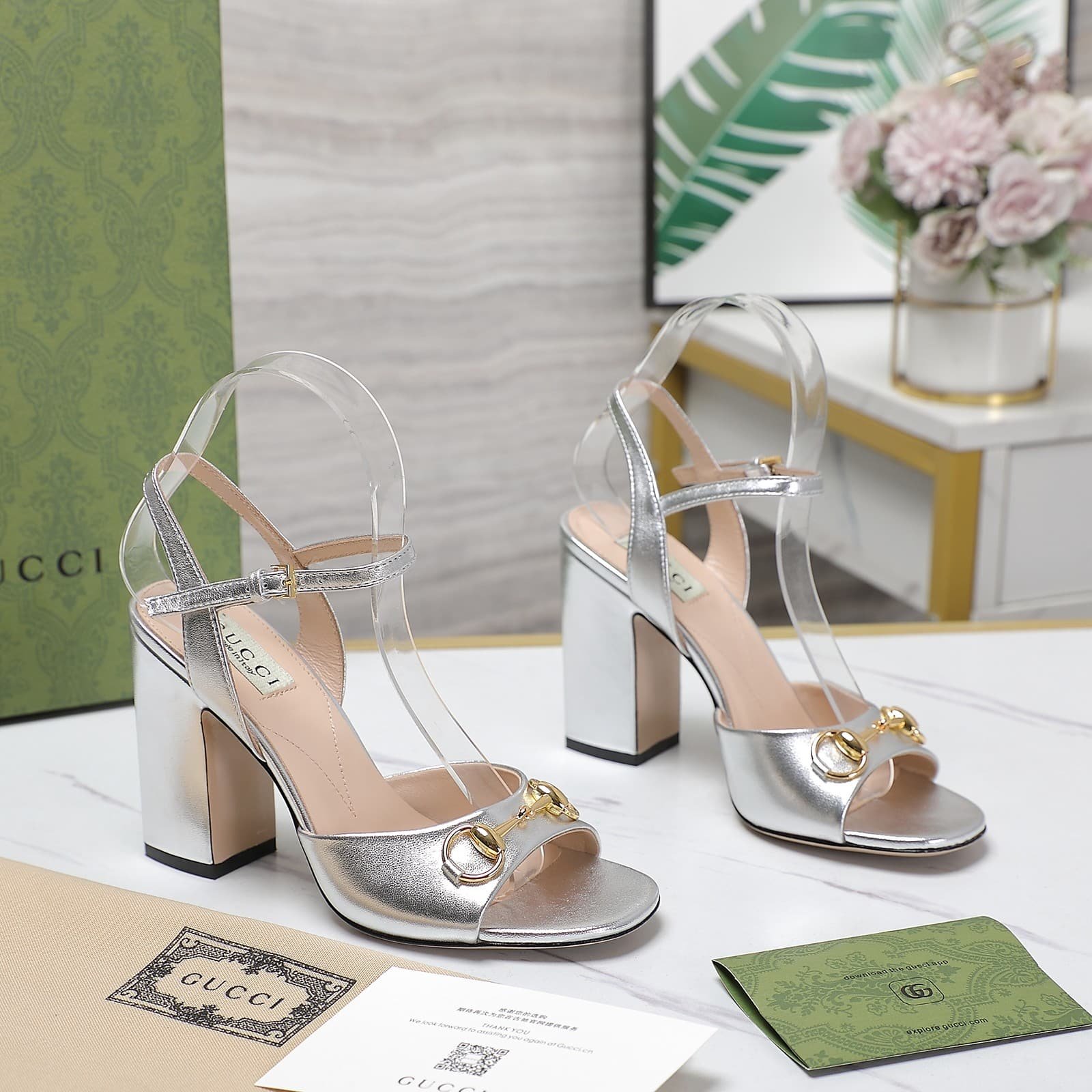 Gvc*1 Women’S Horsebit Sandal Silver
