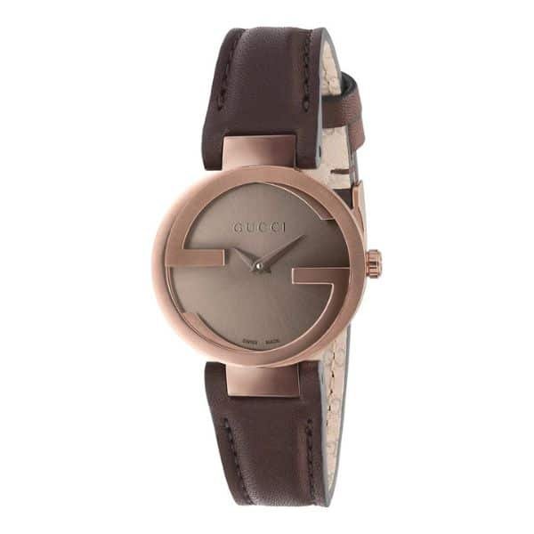 Gvc*1 Interlocking Watch Brown Dial 29Mm Ya133504