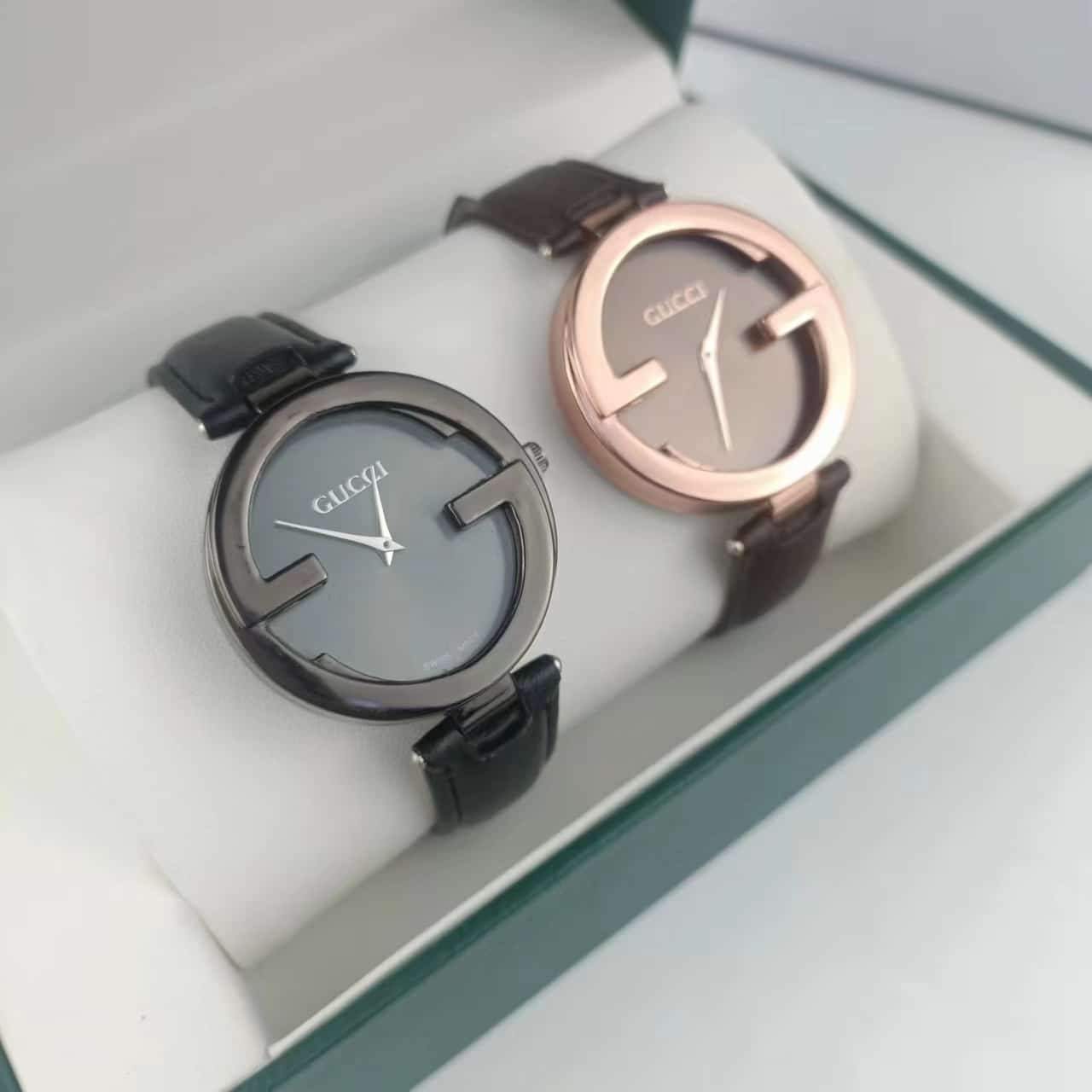 Gvc*1 Interlocking Watch Black Dial 29Mm Ya133501