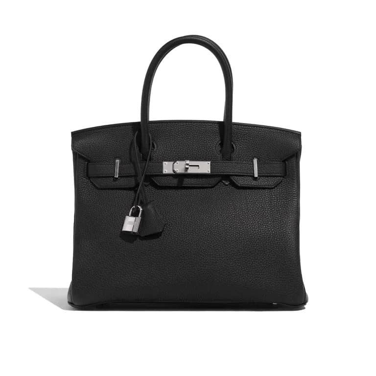 H**me5 Birkin B25 Togo Black 25Cm Silver Hardware