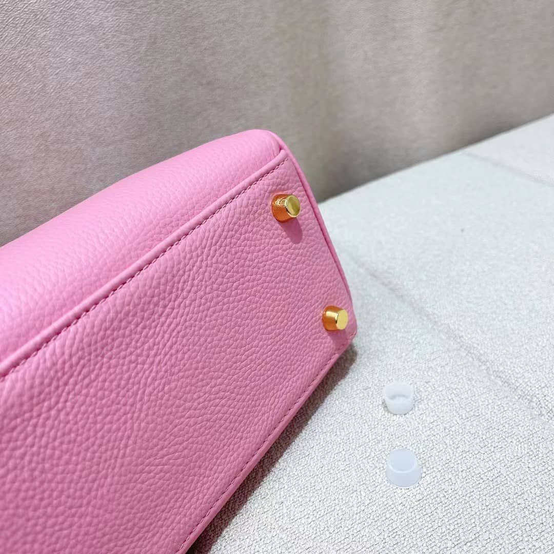 H**me5 Kelly 28 Sellier Handbag In Rose Confetti Epsom Leather 28Cm
