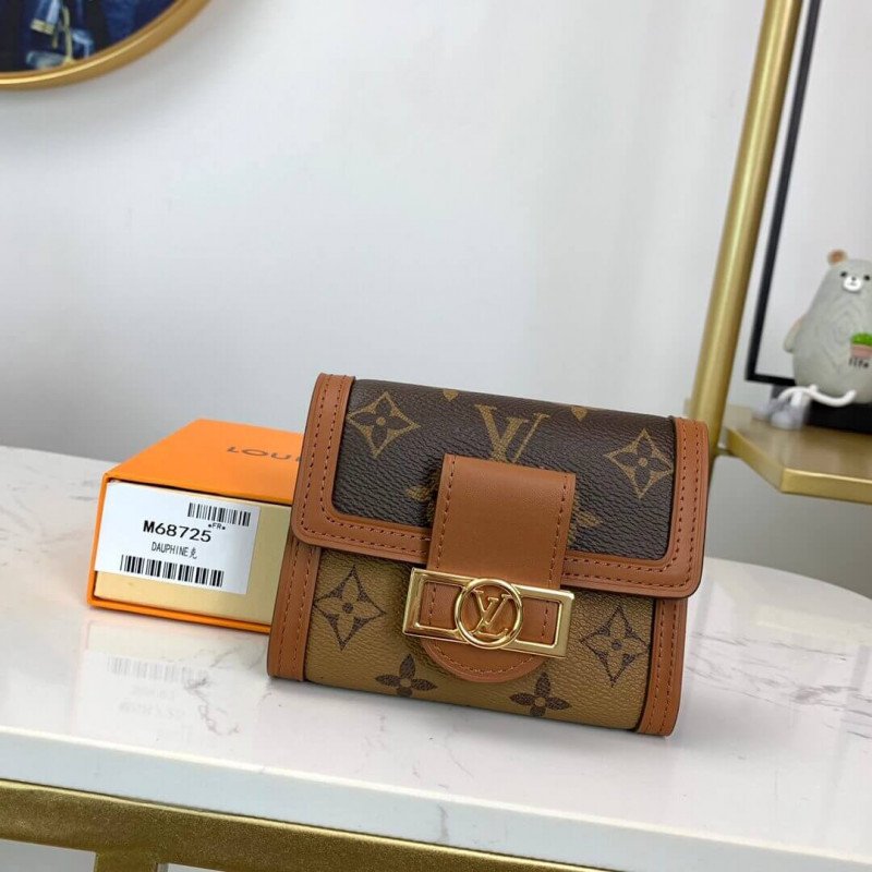 L0vis Vvtt0n Dauphine Compact Wallet 12Cm M68725
