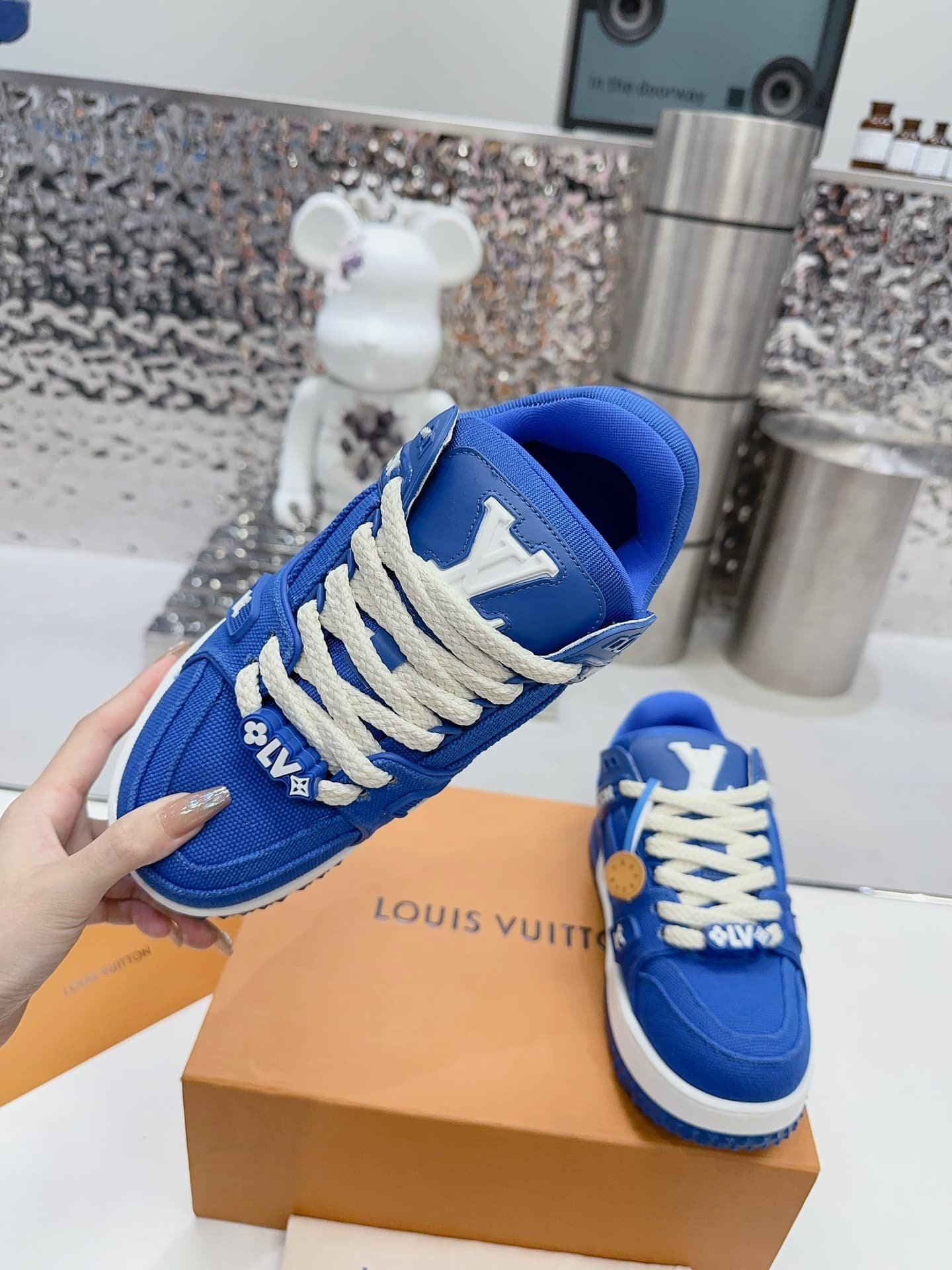 L0vis Vvtt0n Lv Trainer Maxi Sneaker Blue 1Abm2L