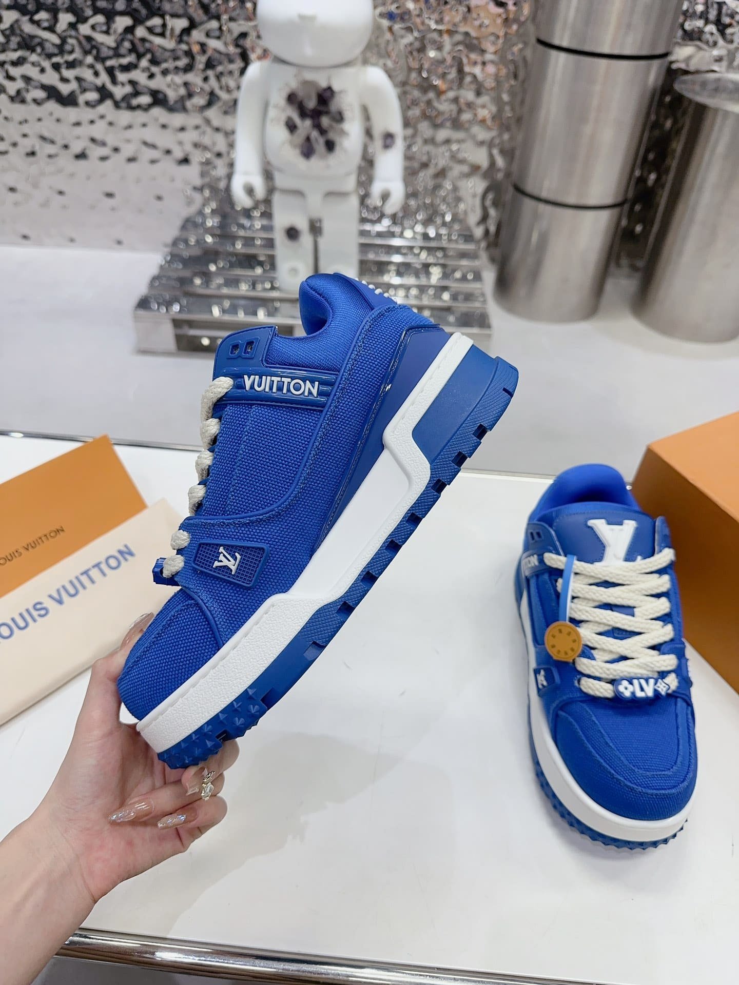 L0vis Vvtt0n Lv Trainer Maxi Sneaker Blue 1Abm2L
