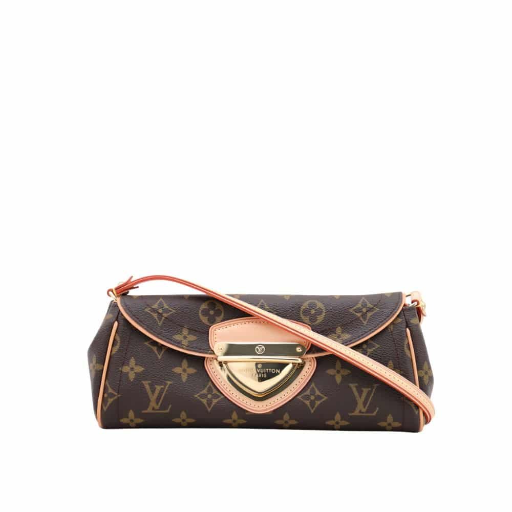 L0vis Vvtt0n Monogram Beverly Pochette Brown 25Cm