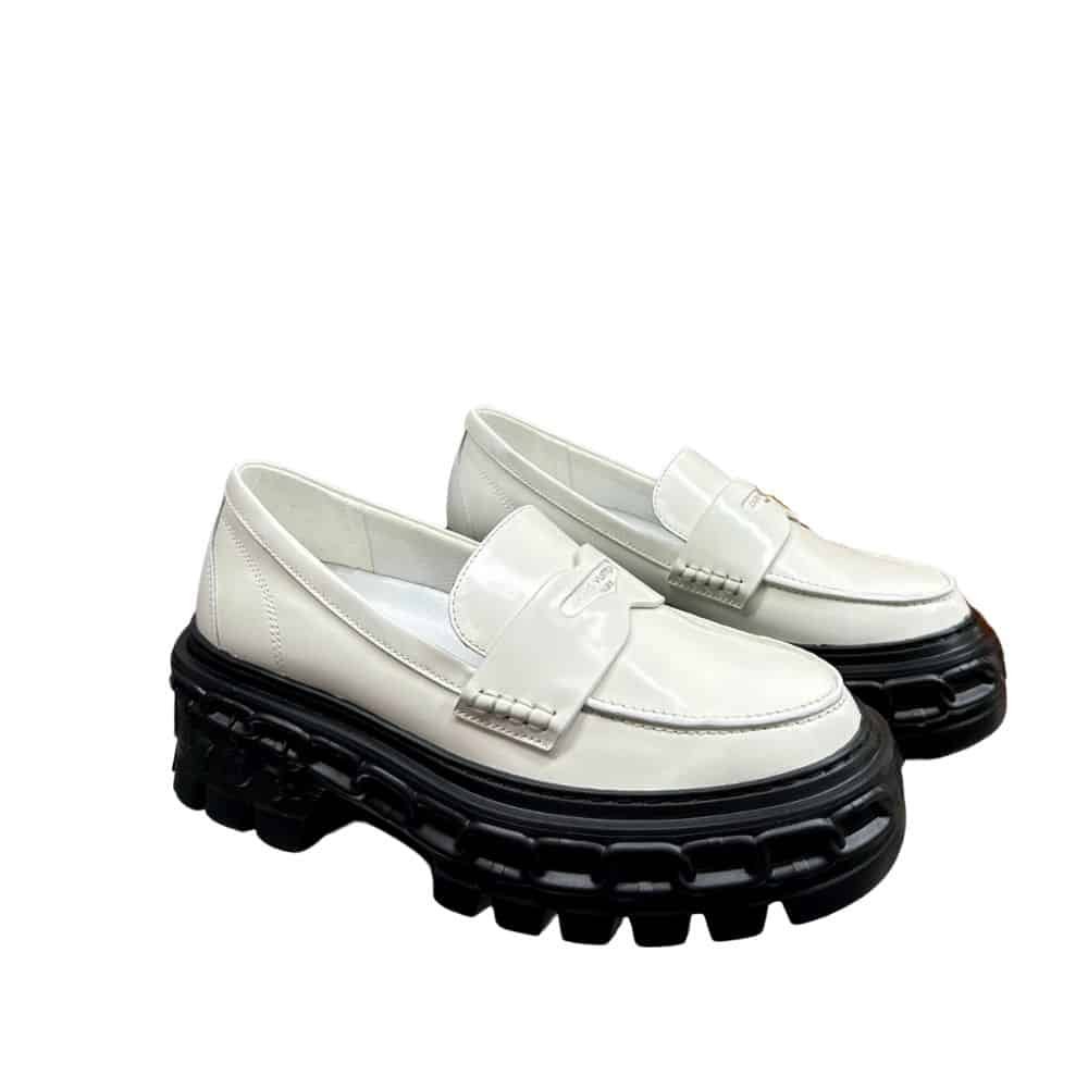 L0vis Vvtt0n Lv Record Loafer White
