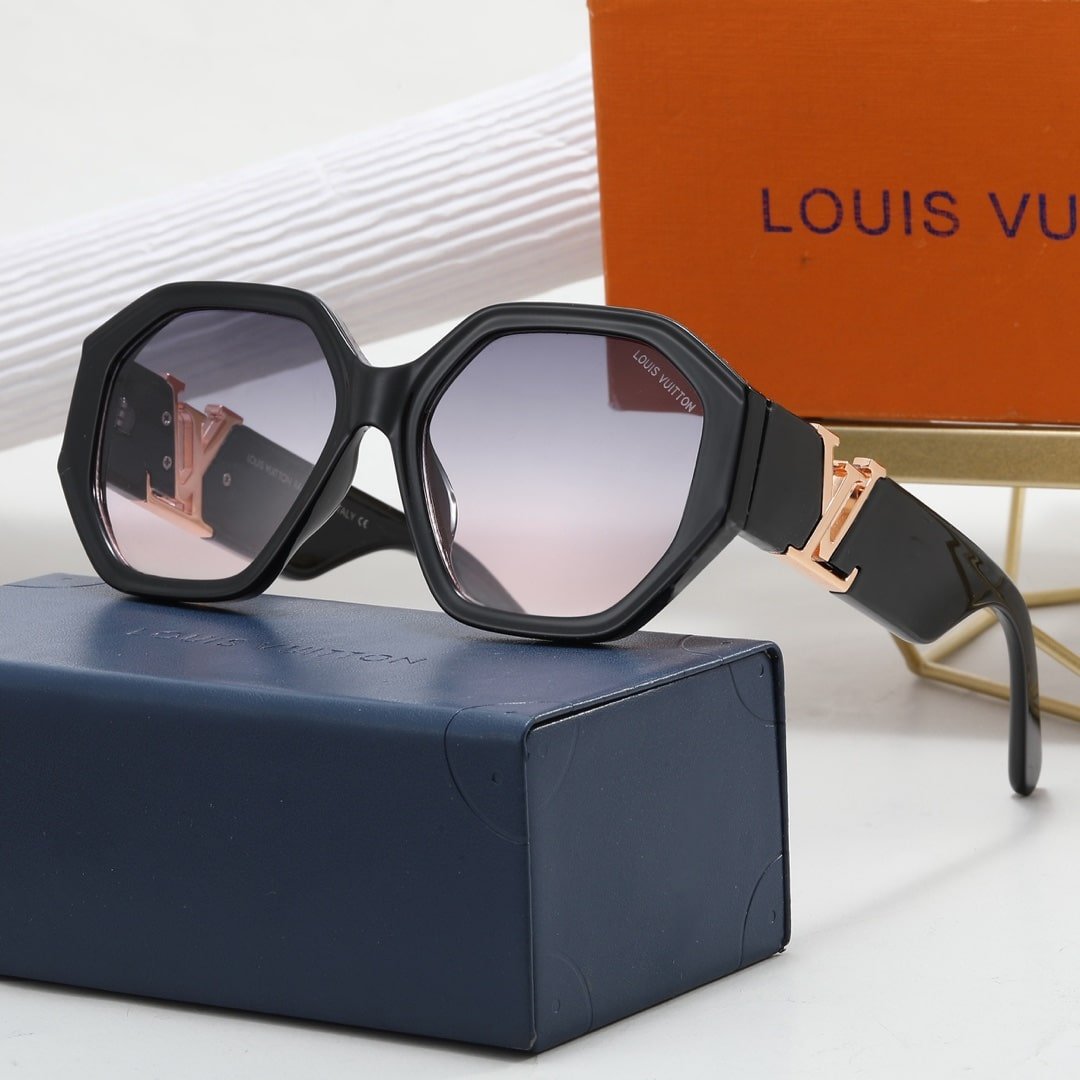 L0vis Vvtt0n Lv Icon Round Glasses Black