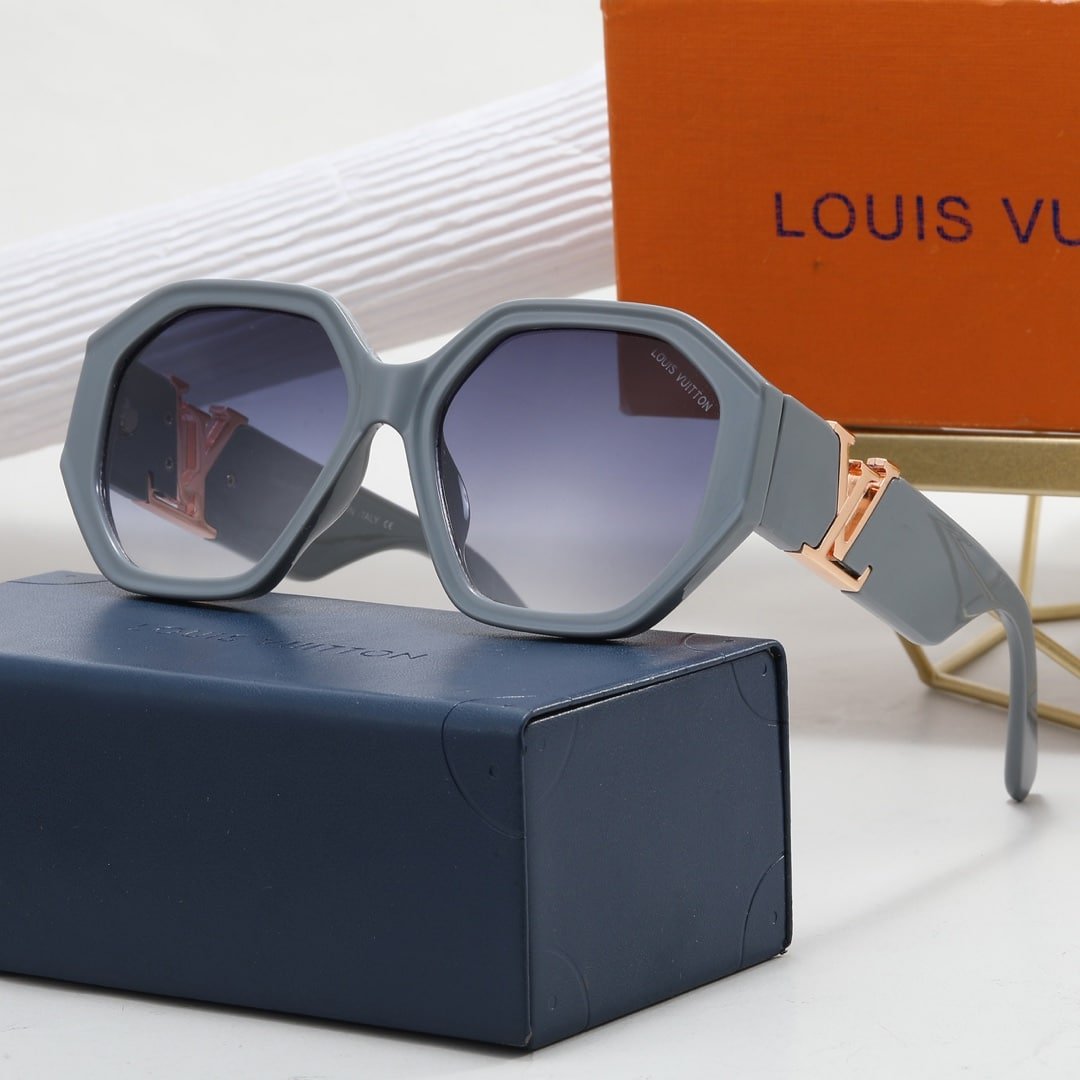 L0vis Vvtt0n Lv Icon Round Glasses Grey
