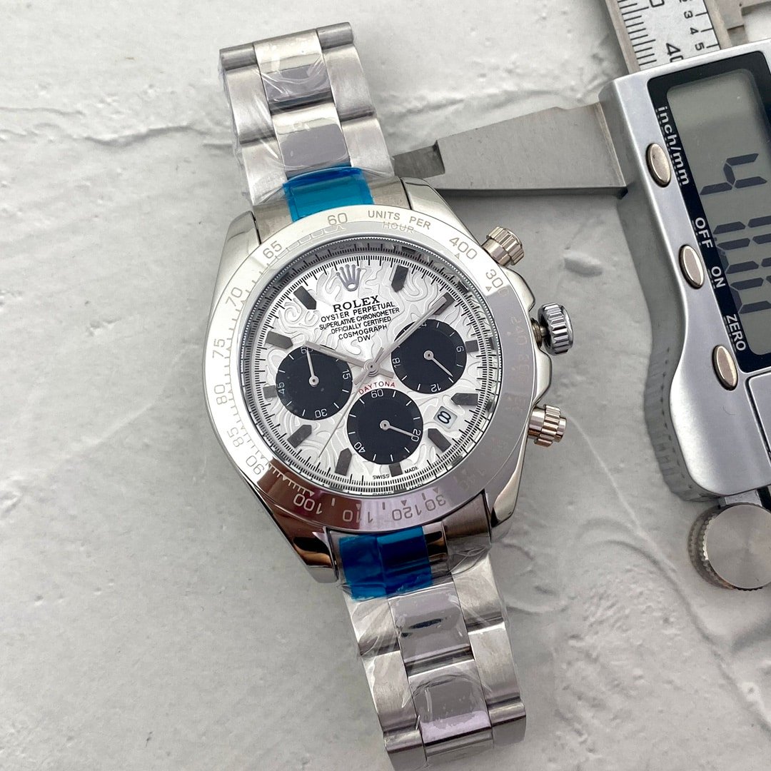 R01ex Cosmograph Daytona Counter Rings White 40Mm