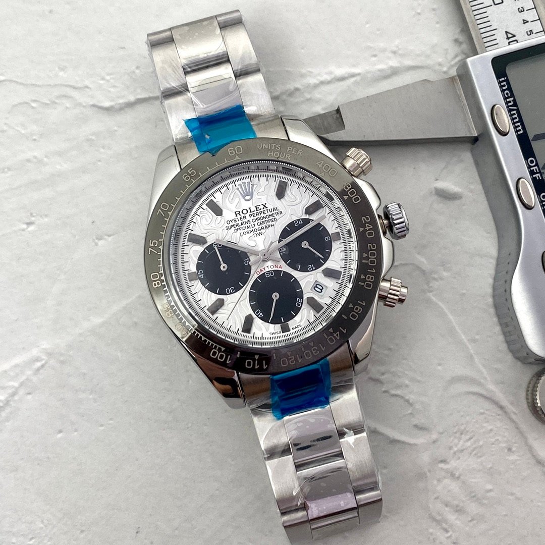 R01ex Cosmograph Daytona Counter Rings Black 40Mm