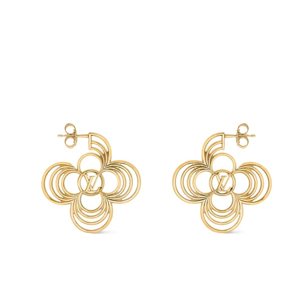 L0vis Vvtt0n Lv Breeze Earrings Gold M02675