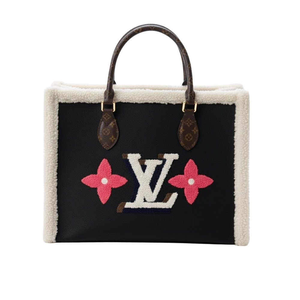 L0vis Vvtt0n Onthego GM Teddy Bag Black 41Cm M56958