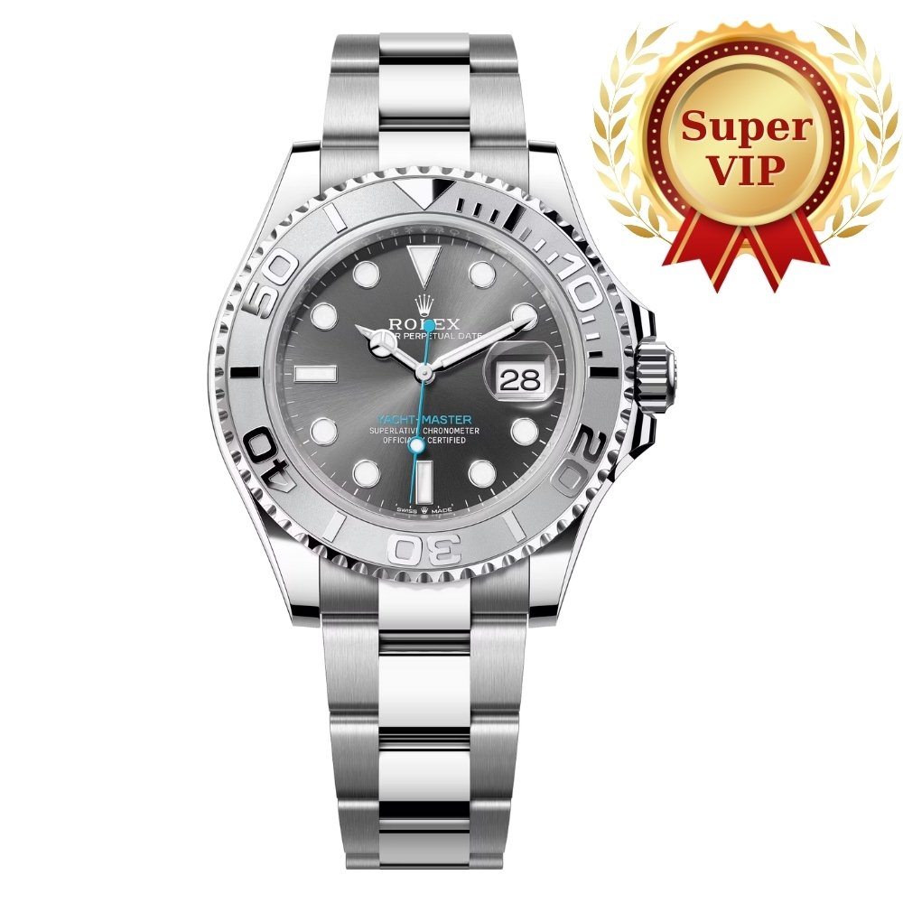[S*per Vip 1:1] R01ex Yacht Master 40 Silver Black 40Mm 126622 0001