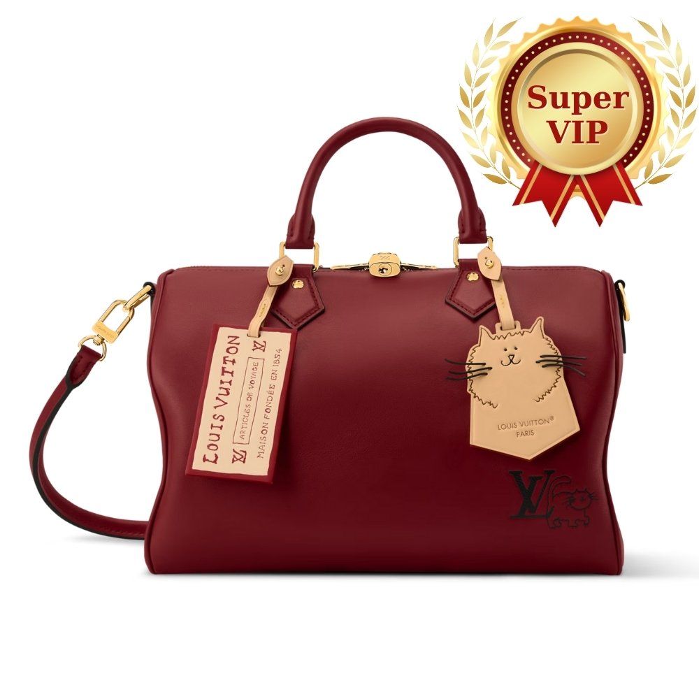 [S*per Vip 1:1] L0vis Vvtt0n Speedy Soft 30 Plum 30Cm M25766